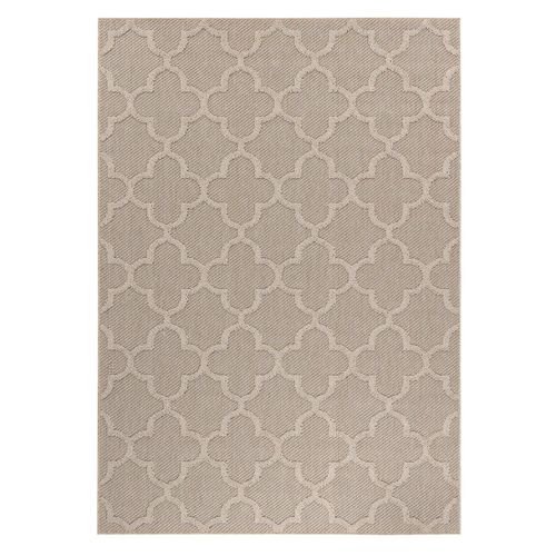 8682455385554 - In & Outdoor-Teppich Skandinavische Design Sisal Optik Flachgewebe Wetterfest