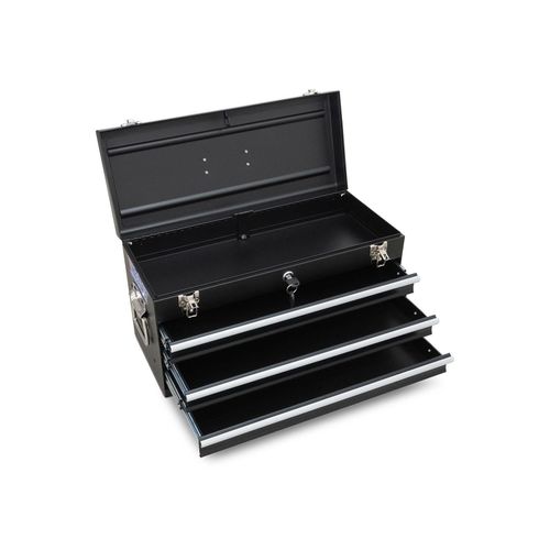 0653415916321 - Leere Werkzeugkiste mit 3 Schubladen und Klappdeckel 0653415916321 - Leere Werkzeugkiste mit 3 Schubladen und Klappdeckel