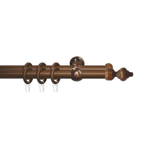 4015161057745 - Gardinenstange Trend Gr 5 braun (eiche rustikal) L200cm Ø28mm Gardinenstangen 4015161057745 - Gardinenstange Trend Gr 5 braun (eiche rustikal) L200cm Ø28mm Gardinenstangen