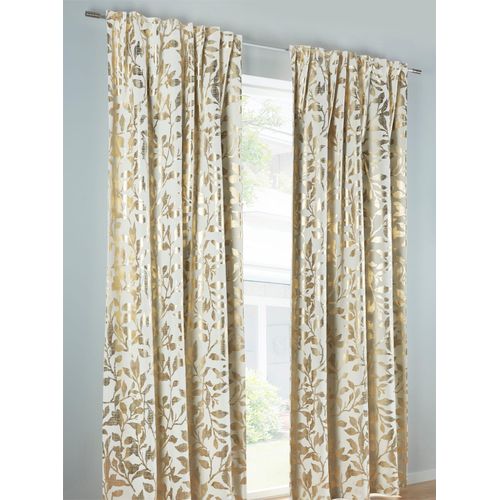 6941446663036 - Vorhang HEINE HOME Gr 3 gold (goldfarben) Gardinen 225cm Multifunktionsband Ösen 130cm Polyester B130cm H225cm