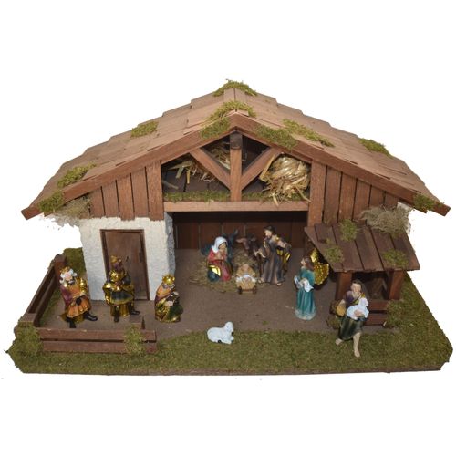 4251020760085 - Krippe ALFRED KOLBE Weihnachtsdeko beige (natur) B5900cm H3000cm T3100cm Holzwerkstoff Weihnachtskrippen in Handarbeit gefertigt mit Krippenfiguren 4251020760085 - Krippe ALFRED KOLBE Weihnachtsdeko beige (natur) B5900cm H3000cm T3100cm Holzwerkstoff Weihnachtskrippen in Handarbeit gefertigt mit Krippenfiguren