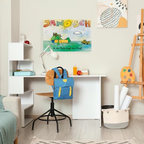 4262513381069 - Leinwandbild LUCKYLINDE Der Frosch und die Tigerente bunt (farbe bild(er) bunt) B60cm H40cm T2cm Canvas Holzrahmen Bilder Exklusive JANOSCH Kindermotive 4262513381069 - Leinwandbild LUCKYLINDE Der Frosch und die Tigerente bunt (farbe bild(er) bunt) B60cm H40cm T2cm Canvas Holzrahmen Bilder Exklusive JANOSCH Kindermotive