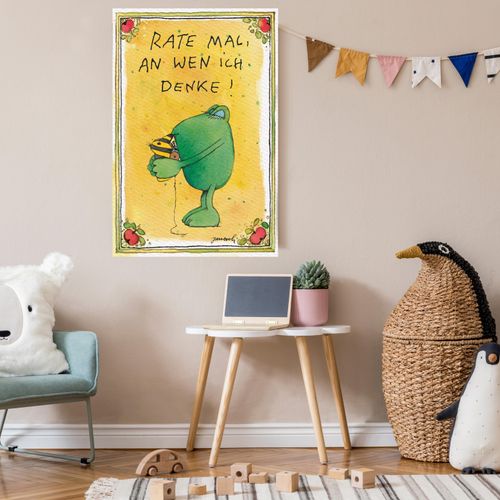 4262513380239 - Leinwandbild LUCKYLINDE Der Froch und die Tigerente - Rate mal… bunt (farbe bild(er) bunt) B60cm H90cm T2cm Canvas Holzrahmen Bilder Exklusive JANOSCH Kindermotive 4262513380239 - Leinwandbild LUCKYLINDE Der Froch und die Tigerente - Rate mal… bunt (farbe bild(er) bunt) B60cm H90cm T2cm Canvas Holzrahmen Bilder Exklusive JANOSCH Kindermotive