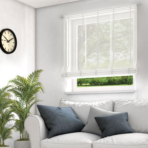 4006470486234 - Raffrollo NEUTEX FOR YOU Vienna-ECO Gr 3 grau (wollweiß grau) B100cm H140cm Jacquard Obermaterial 100% Polyester Raffrollos 4006470486234 - Raffrollo NEUTEX FOR YOU Vienna-ECO Gr 3 grau (wollweiß grau) B100cm H140cm Jacquard Obermaterial 100% Polyester Raffrollos