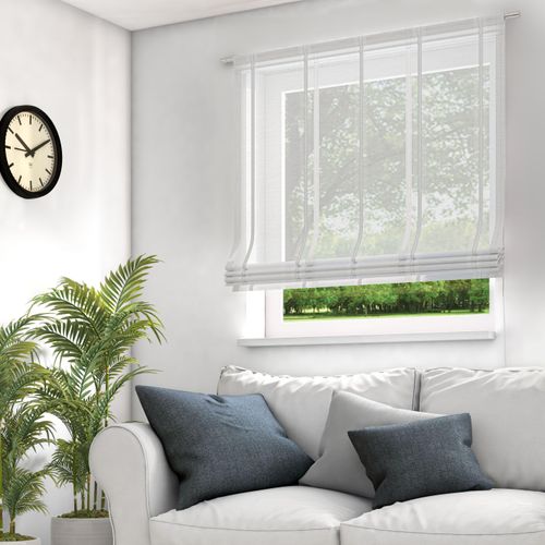4006470486197 - Raffrollo NEUTEX FOR YOU Vienna-ECO Gr 2 beige (natur wollweiß) B80cm H140cm Jacquard Obermaterial 100% Polyester Raffrollos