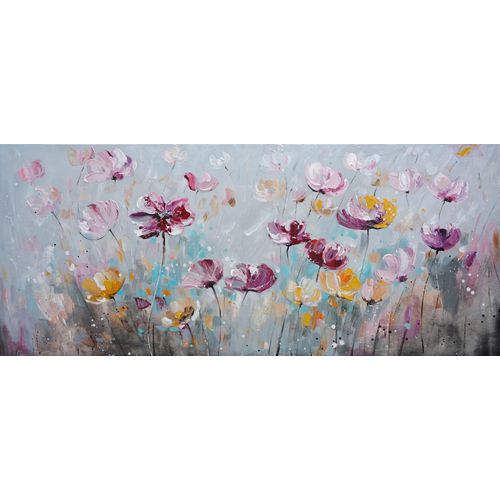 4032295092152 - Ölgemälde BÖNNINGHOFF farbe rahmen kein rahmen farbe bild(er) lila gelb grau grün B140cm H60cm T21cm Canvas Holz Bilder jedes Bild ein Unikat BxH 140x60 cm