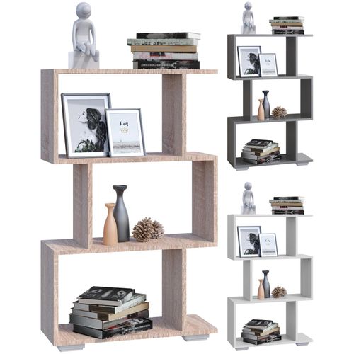 4051814426582 - Standregal Holz Raumteiler Stand Regal Bücherregal Deko Bücher Standregal Palusa M Gr 60 weiß B60cm H97cm T24cm Holzwerkstoff Holz Spanplatte Regale 4051814426582 - Standregal Holz Raumteiler Stand Regal Bücherregal Deko Bücher Standregal Palusa M Gr 60 weiß B60cm H97cm T24cm Holzwerkstoff Holz Spanplatte Regale