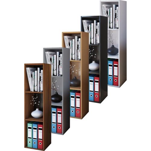 4051814307614 - Standregal Holzregal stehend platzsparendes Regal Maße H 107 x B 34 x T 30 cm Elegantes Regal stehend Aufbewahrungsregal Bücherregal - Mendas Gr 34 weiß B34cm H107cm T30cm Holzwerkstoff Holz Spanplatte Regale 4051814307614 - Standregal Holzregal stehend platzsparendes Regal Maße H 107 x B 34 x T 30 cm Elegantes Regal stehend Aufbewahrungsregal Bücherregal - Mendas Gr 34 weiß B34cm H107cm T30cm Holzwerkstoff Holz Spanplatte Regale