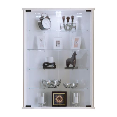 4051814364952 - Glasvitrine hängend Vitrine Glas mit ESG-Sicherheitsglas Maße ca H 88 x B 67 x T 23 cm (ohne Füße) Hängevitrine Glas Modern und platzsparend Glas Vitrinenschrank - Vecko 4051814364952 - Glasvitrine hängend Vitrine Glas mit ESG-Sicherheitsglas Maße ca H 88 x B 67 x T 23 cm (ohne Füße) Hängevitrine Glas Modern und platzsparend Glas Vitrinenschrank - Vecko