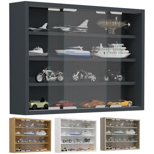 4051814418808 - Glasvitrine hängend Vitrine Glas mit ESG-Sicherheitsglas Maße H 40 x B 57 x T 10 cm Hängevitrine Glas Modern und platzsparend Glas Vitrinenschrank - Agisa M 4051814418808 - Glasvitrine hängend Vitrine Glas mit ESG-Sicherheitsglas Maße H 40 x B 57 x T 10 cm Hängevitrine Glas Modern und platzsparend Glas Vitrinenschrank - Agisa M