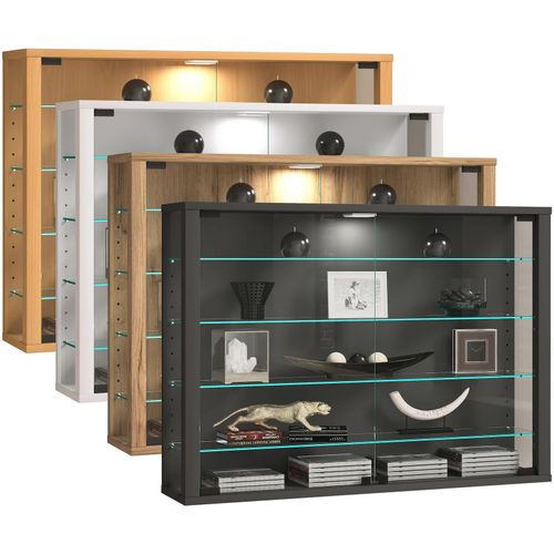 4051814427152 - Wandregal Glasvitrine hängend Vitrine Glas mit ESG-Sicherheitsglas Maße H 60 x B 83 x T 18 cm Hängevitrine Glas Modern und platzsparend Glas Vitrinenschrank - Vitrosa L Gr 83 weiß B83cm H60cm T18cm Holzwerkstoff Holz Spanplatte Glas Regale 4051814427152 - Wandregal Glasvitrine hängend Vitrine Glas mit ESG-Sicherheitsglas Maße H 60 x B 83 x T 18 cm Hängevitrine Glas Modern und platzsparend Glas Vitrinenschrank - Vitrosa L Gr 83 weiß B83cm H60cm T18cm Holzwerkstoff Holz Spanplatte Glas Regale