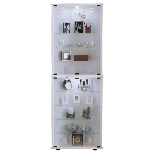 4051814365034 - Glasvitrine stehend Vitrine Glas mit ESG-Sicherheitsglas Maße ca H 176 x B 67 x T 23 cm Standvitrine Glas Modern und platzsparend Glas Vitrinenschrank – Vecko XL 4051814365034 - Glasvitrine stehend Vitrine Glas mit ESG-Sicherheitsglas Maße ca H 176 x B 67 x T 23 cm Standvitrine Glas Modern und platzsparend Glas Vitrinenschrank – Vecko XL