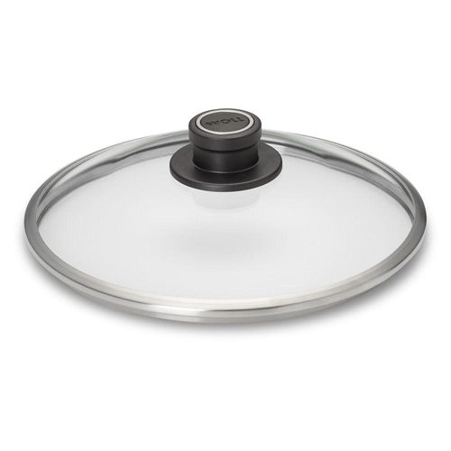 4032525100244 - Pfannendeckel WOLL MADE IN GERMANY grau (transparent anthrazit) Ø24cm Glas Deckel