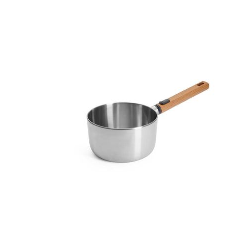 4054359044266 - Milchtopf WOLL Logic Steel silber (silberfarben natur) Ø1800cm Töpfe 5-Schicht-Aufbau