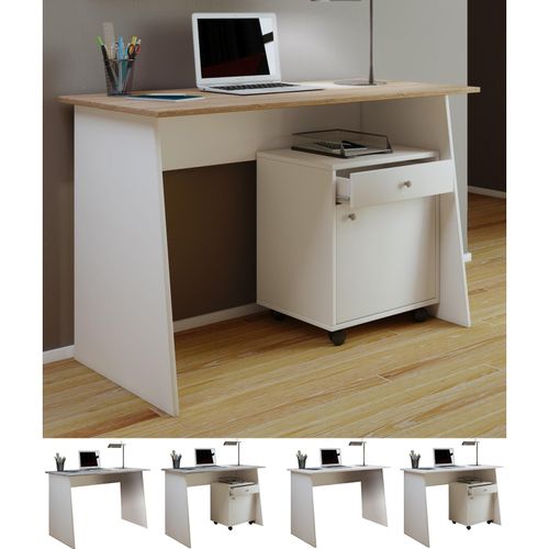 4051814342196 - Schreibtisch Masola Maxi 911083 65-130cm (H) 110x50cm (BxT) rechteckig weiß weiß 4051814342196 VCM 4051814342196 - Schreibtisch Masola Maxi 911083 65-130cm (H) 110x50cm (BxT) rechteckig weiß weiß 4051814342196 VCM