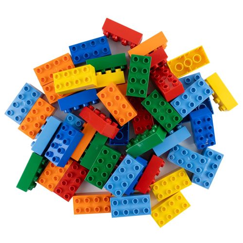 4262363579876 - LEGO® DUPLO® 2x4 Steine Bausteine Bunt Gemischt - 3011 - Teile 100x