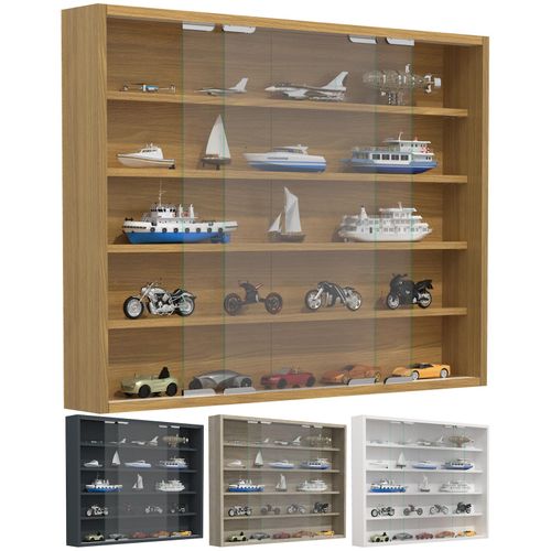 4051814418846 - Glasvitrine hängend Vitrine Glas mit ESG-Sicherheitsglas Maße ca H H 60 x B 77 x T 10 cm Hängevitrine Glas Modern und platzsparend Glas Vitrinenschrank - Agisa L 4051814418846 - Glasvitrine hängend Vitrine Glas mit ESG-Sicherheitsglas Maße ca H H 60 x B 77 x T 10 cm Hängevitrine Glas Modern und platzsparend Glas Vitrinenschrank - Agisa L