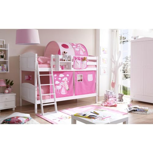 4250393872814 - TiCAA Etagenbett Erni Country Kiefer weiß Motiv 4250393872814 - TiCAA Etagenbett Erni Country Kiefer weiß Motiv