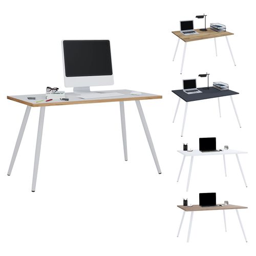 4051814442674 - Schreibtisch Computertisch Bürotisch Skandanivischer Retro Look Salia 138x50 cm 4051814442674 - Schreibtisch Computertisch Bürotisch Skandanivischer Retro Look Salia 138x50 cm