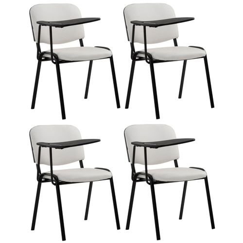 4251756459918 - 4er Set Stühle Ken Mit Klapptisch Kunstleder I Robuste Besucherstühle Mit Gepolsterter Sitzfläche 4251756459918 - 4er Set Stühle Ken Mit Klapptisch Kunstleder I Robuste Besucherstühle Mit Gepolsterter Sitzfläche