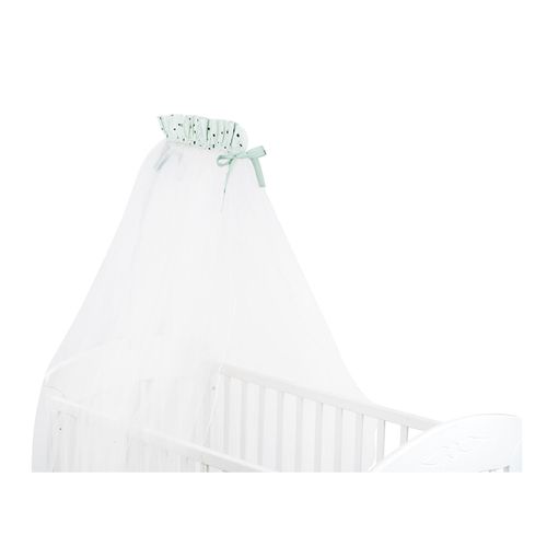 3801140000205 - Kikkaboo Babybetthimmel Bear with me 200 x 500 cm Baldachin Insektenschutz grün 3801140000205 - Kikkaboo Babybetthimmel Bear with me 200 x 500 cm Baldachin Insektenschutz grün