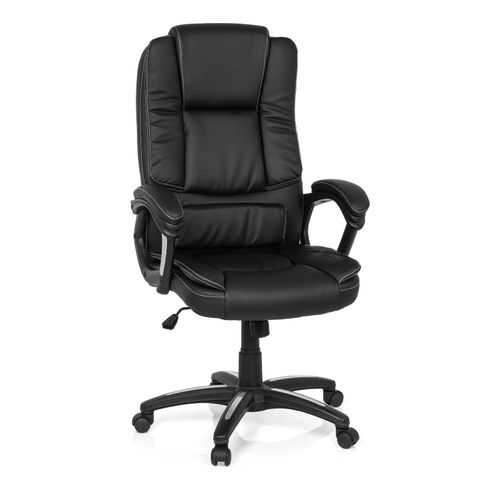 4251084640262 - Chefsessel Bürostuhl RELAX CL120 Schwarz Schreibtischstuhl mit Armlehnen