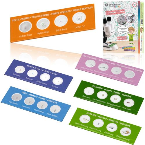 4007922078168 - BRESSER JUNIOR 24 Dauerpräparate Mikroskop-Starter-Set 4007922078168 - BRESSER JUNIOR 24 Dauerpräparate Mikroskop-Starter-Set