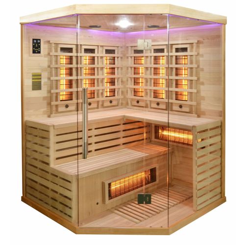 9002827042158 - INFRAROTKABINE DELUXE B 150 CM 3-4 PERSONEN 9002827042158 - INFRAROTKABINE DELUXE B 150 CM 3-4 PERSONEN