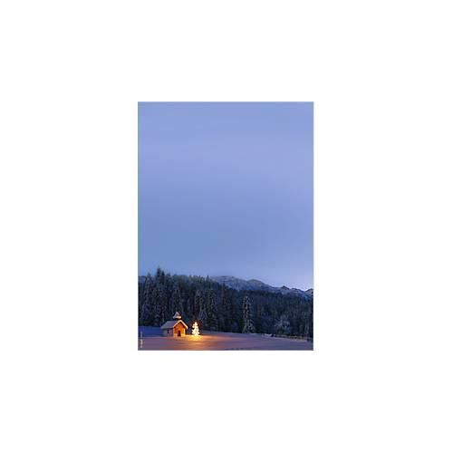 4004360770180 - Motivpapier Christmas Chapel A4 Winterwald-Motiv für Drucker Kopierer geeignet FSC®-Papier blau 100 Blatt 4004360770180 - Motivpapier Christmas Chapel A4 Winterwald-Motiv für Drucker Kopierer geeignet FSC®-Papier blau 100 Blatt