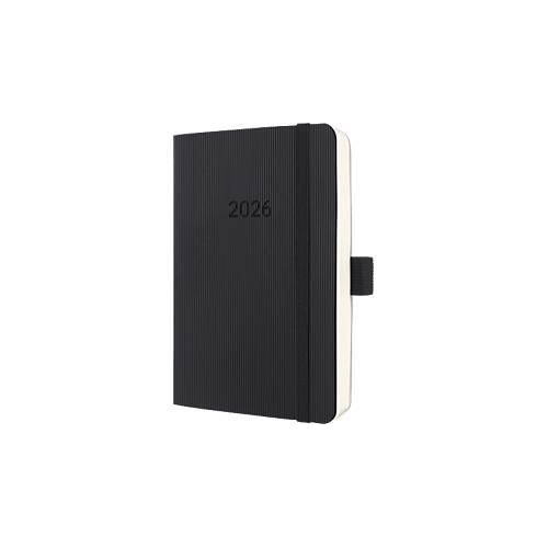 4004360772603 - Tageskalender Conceptum 2026 C2621 A6 400 Seiten 1 Jahr 1 Seite für je 1 Tag PEFC®-Papier Kunststoff schwarz