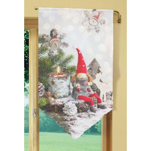 4056751194921 - Scheibengardine HOME WOHNIDEEN WEIHNACHTSWICHTEL Gardinen rot Bistrogardine Fertiggardine Gardine Plissee Sonnenschutz-Plissee nach Räumen HxB 100x60 4056751194921 - Scheibengardine HOME WOHNIDEEN WEIHNACHTSWICHTEL Gardinen rot Bistrogardine Fertiggardine Gardine Plissee Sonnenschutz-Plissee nach Räumen HxB 100x60