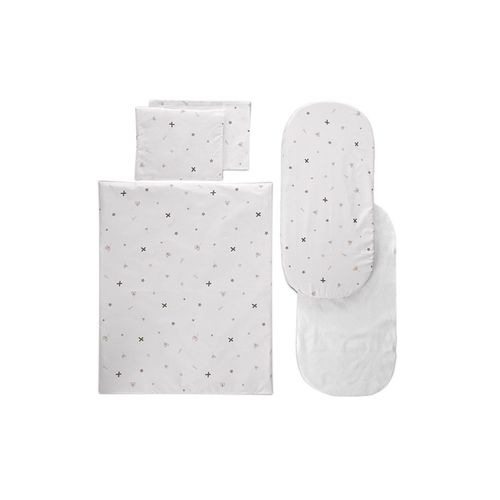 3800166117591 - Kinderwagen-Bettwäscheset 5-tlg Decke 78 x 62 Kissen 35 x 25 Laken beige weiß 3800166117591 - Kinderwagen-Bettwäscheset 5-tlg Decke 78 x 62 Kissen 35 x 25 Laken beige weiß