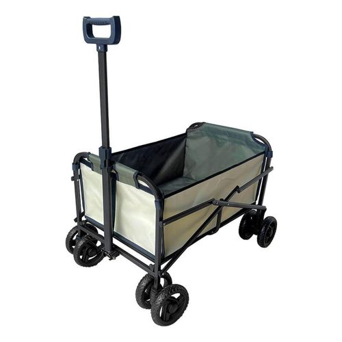 4018501100712 - Outdoor active Bollerwagen beige olivgrün 77x53x92 cm