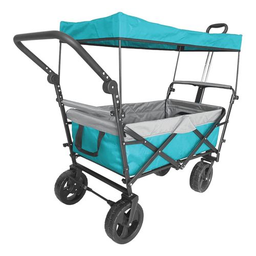 4018501107421 - Outdoor active Bollerwagen Petrol faltbar mit Dach
