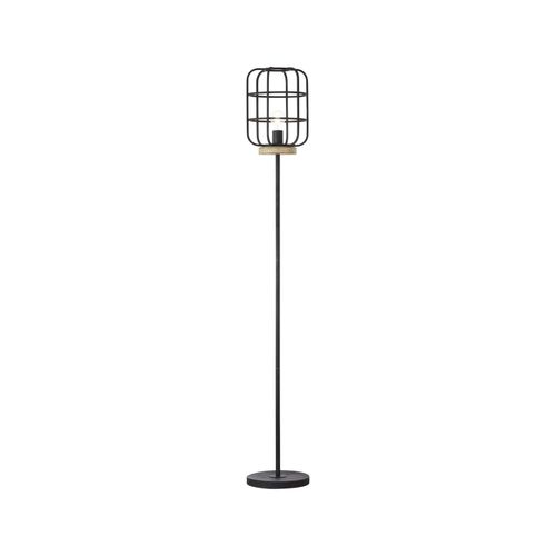 4004353386459 - BRILLIANT Lampe Gwen Standleuchte 1flg antik holz schwarz korund Metall Holz 1x A60 E27 52WNormallampen (nicht enthalten) - braun 4004353386459 - BRILLIANT Lampe Gwen Standleuchte 1flg antik holz schwarz korund Metall Holz 1x A60 E27 52WNormallampen (nicht enthalten) - braun