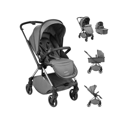 3800171204231 - Kikkaboo Kinderwagen Lanah 2 in 1 Babywanne Rückenlehne verstellbar bis 22 kg grau 3800171204231 - Kikkaboo Kinderwagen Lanah 2 in 1 Babywanne Rückenlehne verstellbar bis 22 kg grau