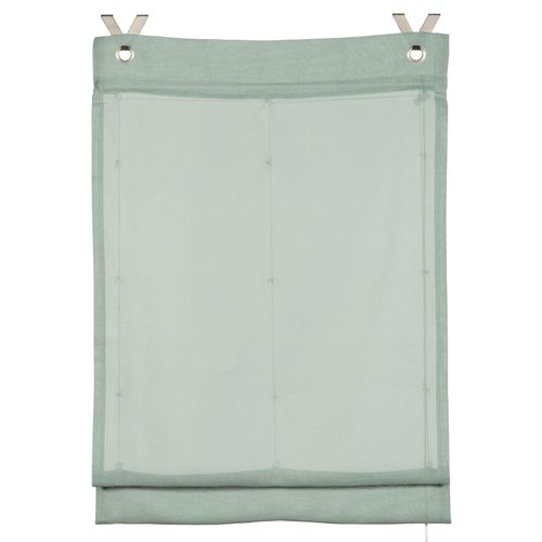 4003018382690 - Raffrollo GRS Zen Silence grün B80cm H140cm Obermaterial 100% Kunststoff Raffrollos Stoff aus 50 % recyceltes Polyester 4003018382690 - Raffrollo GRS Zen Silence grün B80cm H140cm Obermaterial 100% Kunststoff Raffrollos Stoff aus 50 % recyceltes Polyester