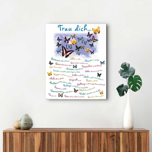 8714597367225 - Bild HOME AFFAIRE Trau dich Bilder Gr B H 40 cm x 50 cm lila Kunstdrucke Bilder 4050 cm 8714597367225 - Bild HOME AFFAIRE Trau dich Bilder Gr B H 40 cm x 50 cm lila Kunstdrucke Bilder 4050 cm