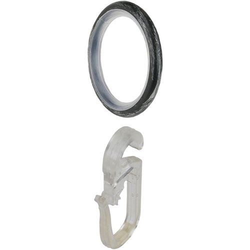 4016318009020 - Gardinenring Gardinenring Stilring Ringe für Gardinenrohre 16 mm Esperanca Gardinenbefestigungen Gr 10 St silberfarben (silberfarben schwarz) Gardinenringe Gardinenbefestigungen Gardinenring mit Faltenlegehaken 4016318009020 - Gardinenring Gardinenring Stilring Ringe für Gardinenrohre 16 mm Esperanca Gardinenbefestigungen Gr 10 St silberfarben (silberfarben schwarz) Gardinenringe Gardinenbefestigungen Gardinenring mit Faltenlegehaken