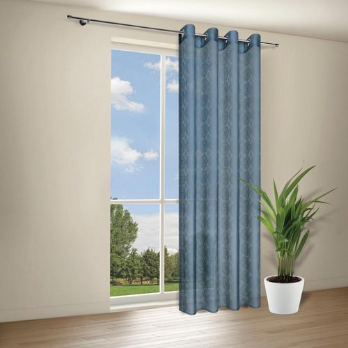 4007863680260 - Gardine Debby Gr 1 blau B140cm H245cm Wirkware Polyester Gardinen Ausbrenner Ösenschal Debby mit Ornamenten 4007863680260 - Gardine Debby Gr 1 blau B140cm H245cm Wirkware Polyester Gardinen Ausbrenner Ösenschal Debby mit Ornamenten