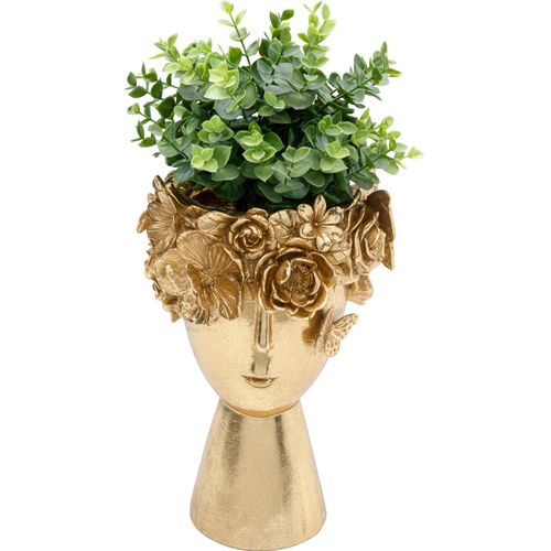 4025621533863 - Dekovase DESIGN Deko Vase Flowercrown Gold 20cm gold (goldfarben) B192cm H305cm T198cm Vasen 4025621533863 - Dekovase DESIGN Deko Vase Flowercrown Gold 20cm gold (goldfarben) B192cm H305cm T198cm Vasen