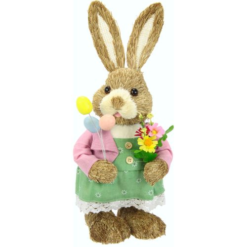4019844779085 - Dekoobjekt IGEA Häsin rosa B17cm H40cm sonstige Fasern Kunststoff Polyester Dekofiguren Mit Eier aus Bast Hase Osterhasen Frühling Figur Oster Frühling 4019844779085 - Dekoobjekt IGEA Häsin rosa B17cm H40cm sonstige Fasern Kunststoff Polyester Dekofiguren Mit Eier aus Bast Hase Osterhasen Frühling Figur Oster Frühling