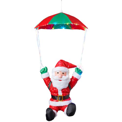 4028998031062 - LED Dekofigur BONETTI Weihnachtsmann mit Fallschirm Lampen Gr 30 flammig Höhe 90 cm bunt Weihnachtsbeleuchtung Weihnachtsdekoration Weihnachtsfigur Dekofiguren Lampen Weihnachtsdeko aussen 4028998031062 - LED Dekofigur BONETTI Weihnachtsmann mit Fallschirm Lampen Gr 30 flammig Höhe 90 cm bunt Weihnachtsbeleuchtung Weihnachtsdekoration Weihnachtsfigur Dekofiguren Lampen Weihnachtsdeko aussen