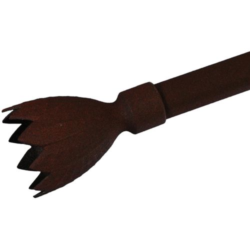 4016318302152 - Gardinenstangen-Endstück Flower Gr 1 braun (rostbraun) H5cm L81cm Ø2cm Gardinenstangenendstücke für Gardinenstangen Ø 20 mm 4016318302152 - Gardinenstangen-Endstück Flower Gr 1 braun (rostbraun) H5cm L81cm Ø2cm Gardinenstangenendstücke für Gardinenstangen Ø 20 mm