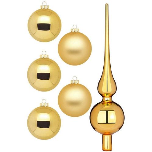 4061752180316 - Weihnachtsbaumkugel MAGIC BY INGE Inkagold Weihnachtsdeko Christbaumschmuck gold (goldfarben) H28cm Ø6cm Glas Weihnachtsbaumkugeln Weihnachtsbaumkugeln Christbaumkugeln aus Glas 45 Kugeln Ø ca 4-6 cm inkl Spitze 28 cm 4061752180316 - Weihnachtsbaumkugel MAGIC BY INGE Inkagold Weihnachtsdeko Christbaumschmuck gold (goldfarben) H28cm Ø6cm Glas Weihnachtsbaumkugeln Weihnachtsbaumkugeln Christbaumkugeln aus Glas 45 Kugeln Ø ca 4-6 cm inkl Spitze 28 cm