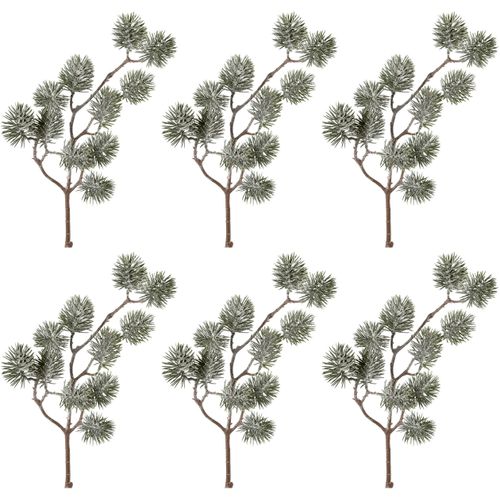 4064118113423 - Winterliche Kunstpflanze CREATIV GREEN Weihnachtsdeko Kunstpflanzen Gr H 55 cm 6 St grün Kunstpflanzen Zweig in Frost-Optik 6er-Set 4064118113423 - Winterliche Kunstpflanze CREATIV GREEN Weihnachtsdeko Kunstpflanzen Gr H 55 cm 6 St grün Kunstpflanzen Zweig in Frost-Optik 6er-Set