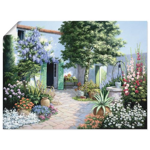 4055327499033 - Wandbild ARTLAND Ein kleines Paradies Bilder Gr B H 60 cm x 45 cm Poster Garten Querformat 1 St grün Bild Poster Bilder als Leinwandbild Wandaufkleber oder in versch Größen 4055327499033 - Wandbild ARTLAND Ein kleines Paradies Bilder Gr B H 60 cm x 45 cm Poster Garten Querformat 1 St grün Bild Poster Bilder als Leinwandbild Wandaufkleber oder in versch Größen