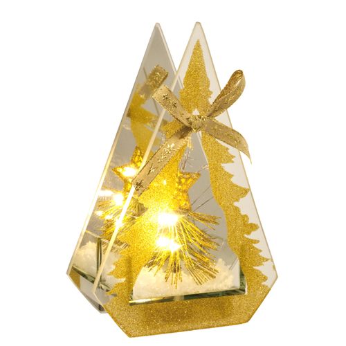 4019844745332 - LED-Dekofigur IGEA Dekoobjekt aus Glas mit LED Licht gold B13cm H20cm Glas Dekofiguren Mit Tannenbaum Kunstschnee Deko Weihnachten Weihnachtsdeko Dekoration 4019844745332 - LED-Dekofigur IGEA Dekoobjekt aus Glas mit LED Licht gold B13cm H20cm Glas Dekofiguren Mit Tannenbaum Kunstschnee Deko Weihnachten Weihnachtsdeko Dekoration