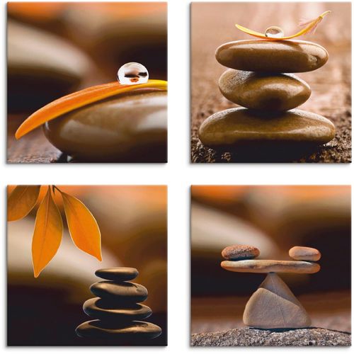 4055327014687 - Leinwandbild ARTLAND Blumenblatt Tropfen Zen Pyramide Waage Bilder Gr B H 20 cm x 20 cm Leinwandbild Zen quadratisch 4 St braun Bild Leinwandbild Leinwandbilder Bilder 4er Set verschiedene Größen 4055327014687 - Leinwandbild ARTLAND Blumenblatt Tropfen Zen Pyramide Waage Bilder Gr B H 20 cm x 20 cm Leinwandbild Zen quadratisch 4 St braun Bild Leinwandbild Leinwandbilder Bilder 4er Set verschiedene Größen