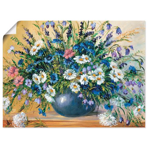 4055327601986 - Wandbild ARTLAND Vase mit Kornblumen Bilder Gr B H 60 cm x 45 cm Poster Blumen Querformat 1 St weiß Bild Poster Bilder als Leinwandbild Wandaufkleber oder in versch Größen 4055327601986 - Wandbild ARTLAND Vase mit Kornblumen Bilder Gr B H 60 cm x 45 cm Poster Blumen Querformat 1 St weiß Bild Poster Bilder als Leinwandbild Wandaufkleber oder in versch Größen